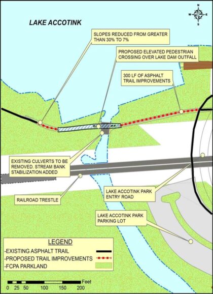 Project to address trail flooding by Lake Accotink dam set to start ...