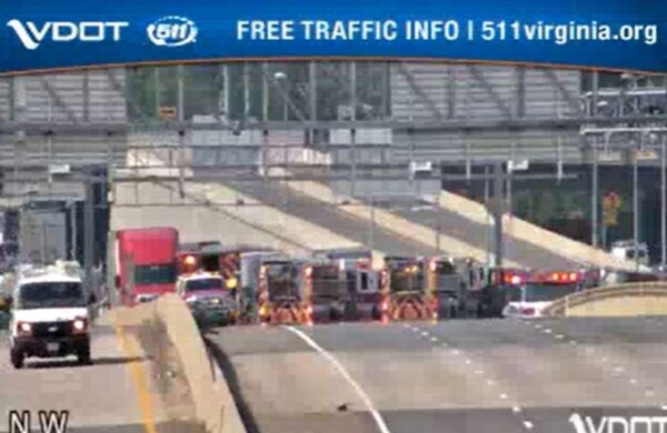 JUST IN: Tractor-trailer fire shuts down Capital Beltway at Route 50 ...