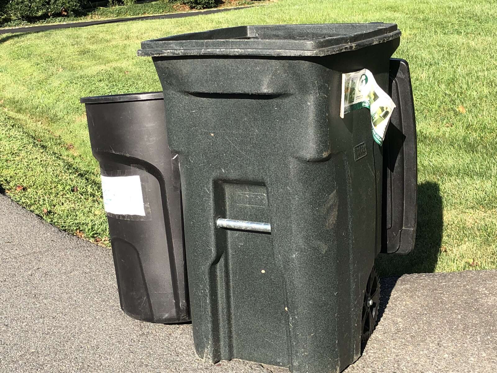 Trash troubles pile up with the county out of trash cans until
