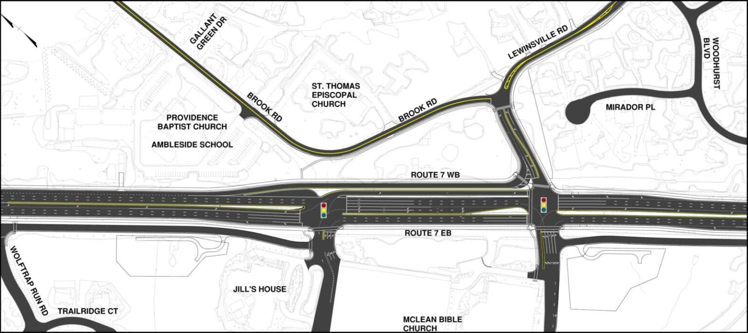 Route 7 construction to alter traffic for new Lewinsville Road ...