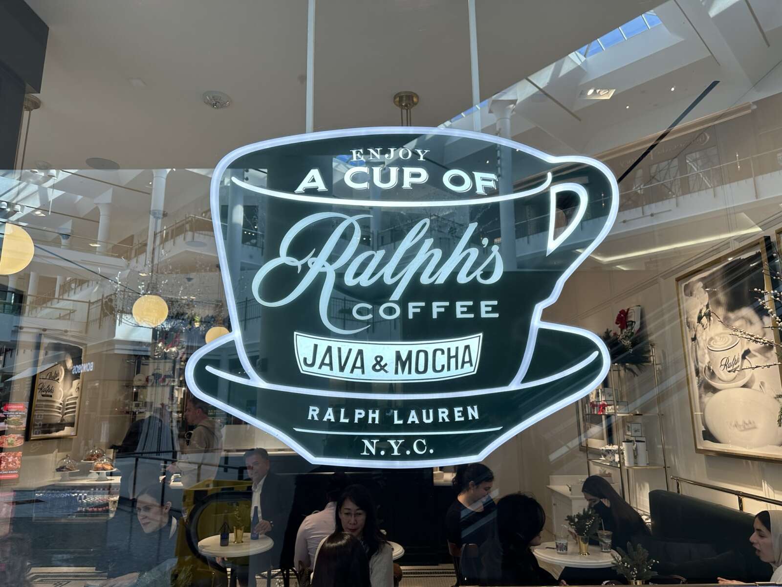 Coffee shop from fashion brand Ralph Lauren opens at Tysons Galleria