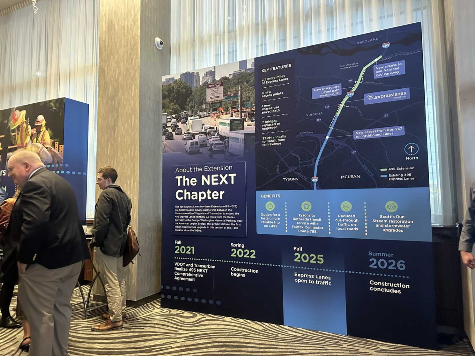 Virginia officials promise traffic relief with new I-495 toll lanes ...