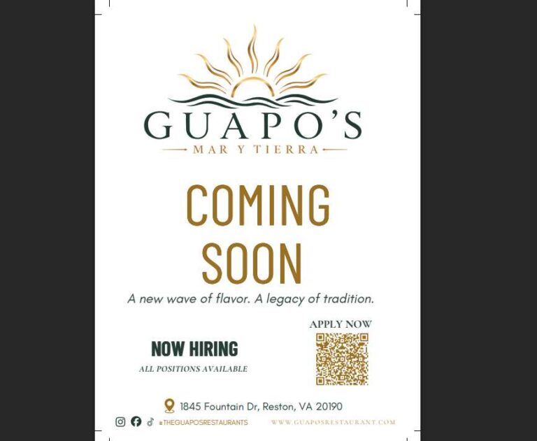 Guapo’s Restaurant to launch new concept in Spectrum at Reston Town ...