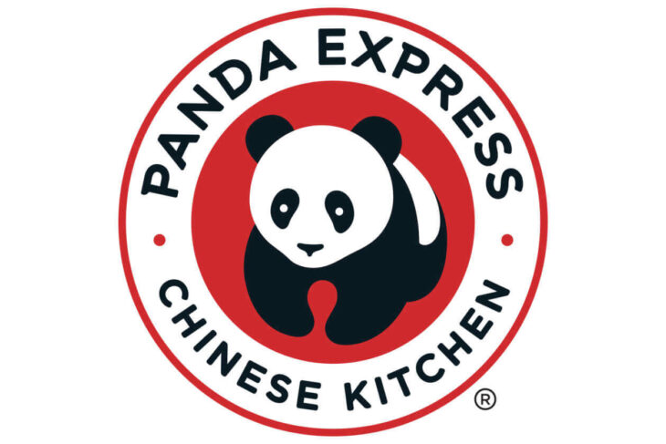 Panda Express Chinese Kitchen logo featuring a panda in a red circular emblem with white outer ring and black text