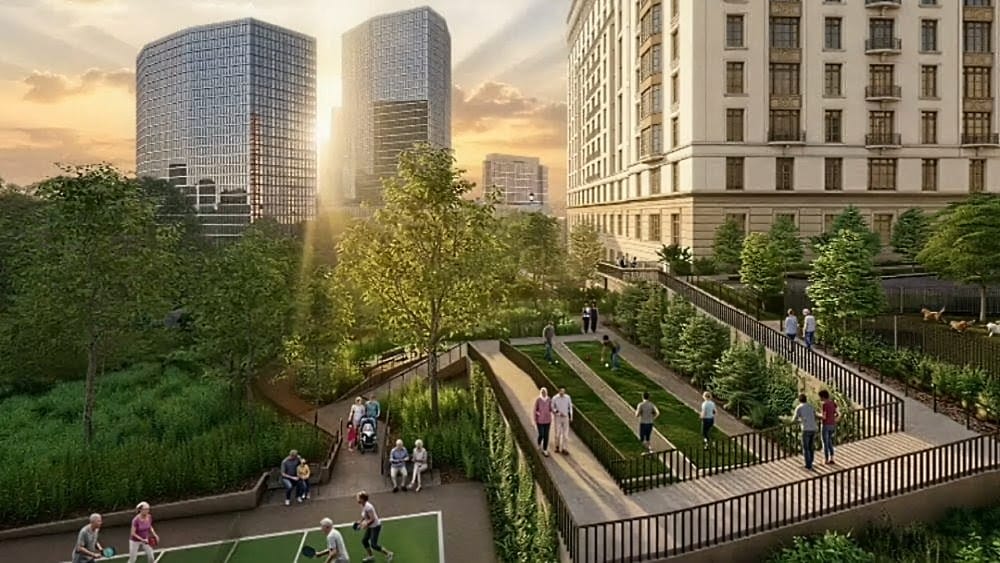 Park areas at Corso Tysons development (via Torti Gallas + Partners and Galerie Development) | FFXnow